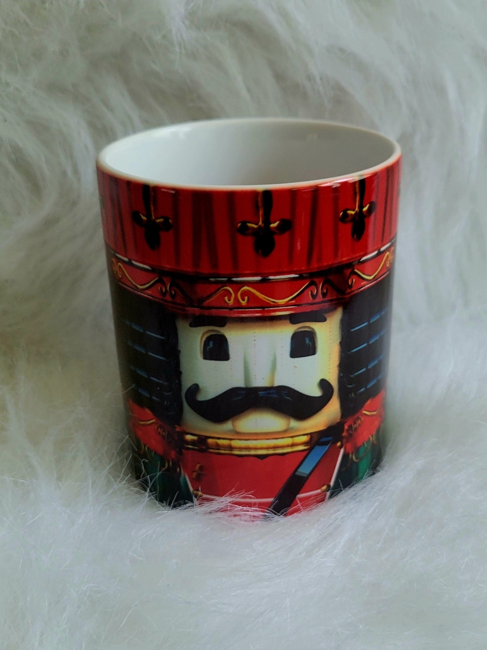 Nutcracker Holiday Ceramic Mug - Red